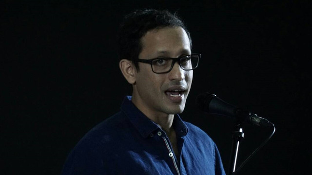 Nadiem Makarim di Acara Gojek Swadaya (Foto: Aditia Noviansyah/kumparan)
