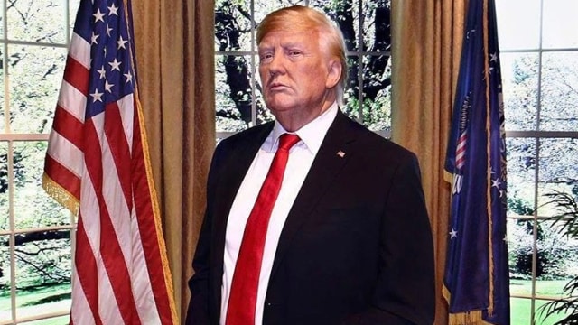 Patung lilin Donald Trump di Madame Tussauds NYC (Foto: INstagram/@nycwax)