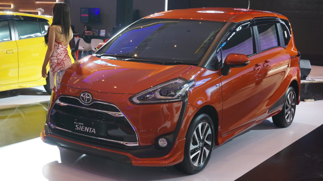 Toyota Sienta di GIIAS Makassar (Foto: Gesit Prayogi/kumparan.com)
