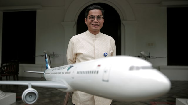 CEO PT Garuda Indonesia Pahala N Mansury. (Foto: Reuters/Beawiharta)