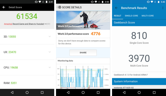 Hasil benchmark Moto Z Play. (Foto: Yossie Dwi Prananto/YangCanggih.com)