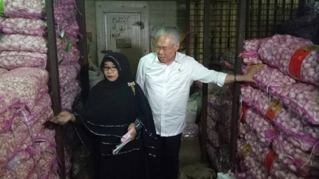 Mendag Sidak Pasar Kramat Jati  (Foto: Edy Sofyan/kumparan)