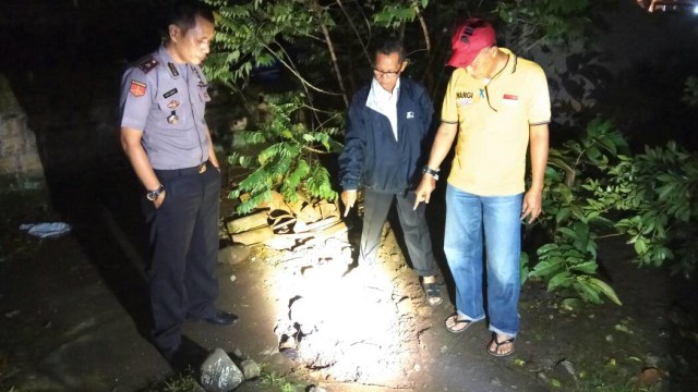 Lokasi ditemukan lorong di Ponpes Al-Fatah (Foto: Dok. Polres Bogor)