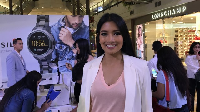 Anindya Putri di peluncuran Summer Fossil 2017 (Foto: Stephanie Elia/kumparan)