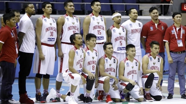Tim Nasional Basket Indonesia di SEABA 2017. (Foto: Dok. FIBA)