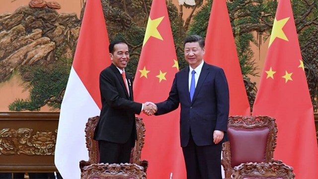 Presiden Joko Widodo dan Xi Jinping Foto: Biro Pers, Media, dan Informasi Sekretariat Presiden