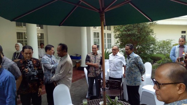 Tamu yang hadir dalam perayaan ulang tahun JK (Foto: Kevin Kurnianto/kumparan)