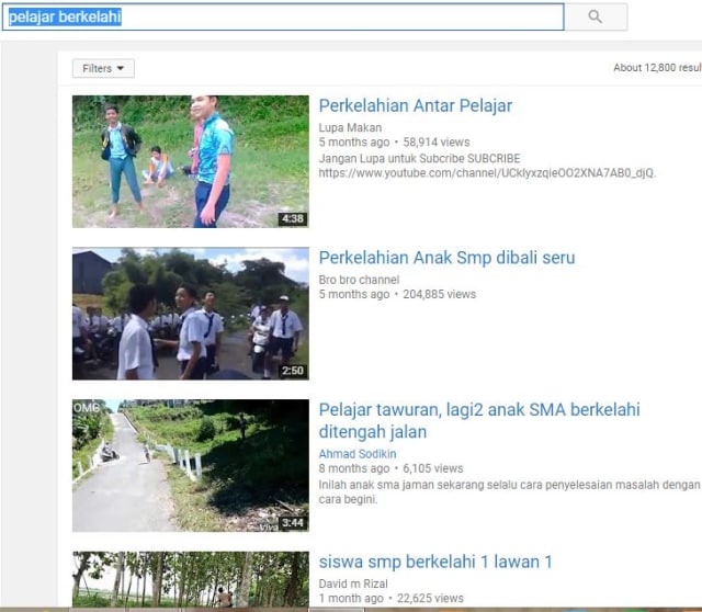 JANGAN VIDEOKAN PELAJAR YANG “BERANTEM”