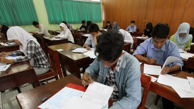 Ilustrasi peserta mengikuti ujian SBMPTN Foto: ANTARA FOTO/M Agung Rajasa