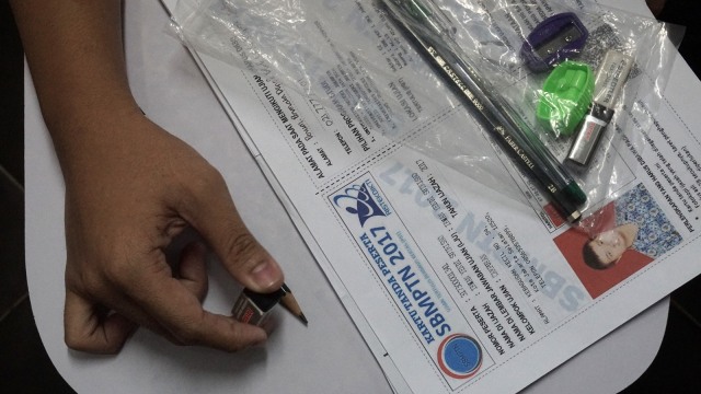 Pelaksanaan SBMPTN 2017 (Foto: Aditia Noviansyah/kumparan)
