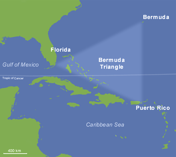 Segitiga bermuda di Amerika Latin (Foto: Wikimedia Commons )