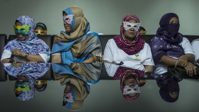 Penggagalan Pemberangkatan TKW Ilegal (Foto: Antara/Aprillio Akbar)