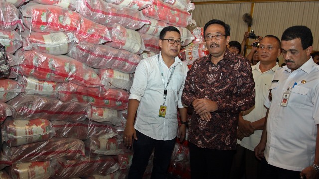 Djarot di Media Gathering BUMD Pangan DKI Jakarta (Foto: Antara/Galih Pradipta)