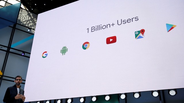 Konferensi teknologi Google. (Foto: Reuters/Stephen Lam)