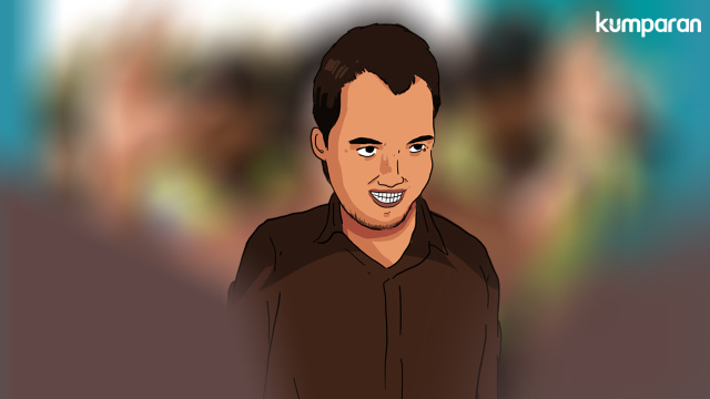 Mico, pelaku yang diduga peneror Novel. (Foto: Muhammad Faisal Nu'man/kumparan)