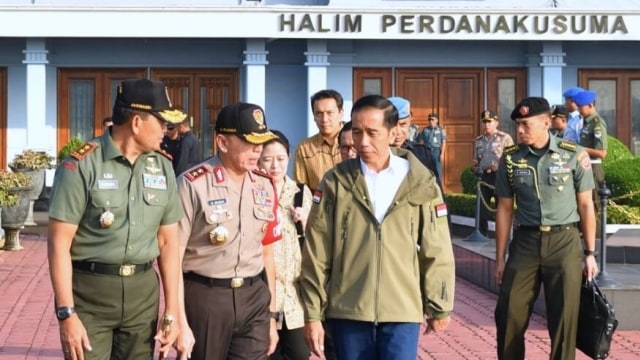 Jokowi akan bertolak ke Natuna. (Foto: Biro Pers, Media, dan Informasi Sekretariat Presiden)