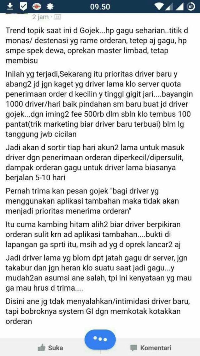 "Order Gagu" Go-Jek. (Foto: Istimewa)