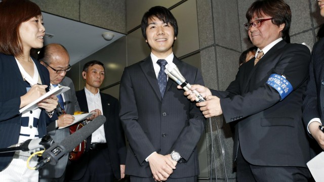 Kei Komuro. (Foto: Fumine Tsutabayashi/Kyodo News via AP)