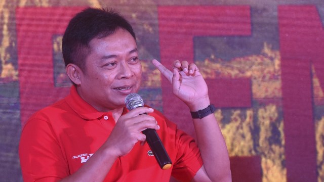 Direktur Utama Telkomsel, Ririek Adriansyah. Foto: Antara Foto/Zabur Karuru