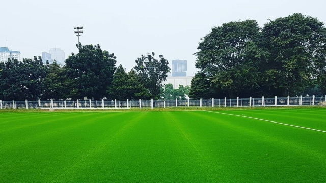 Lapangan Sepak Bola ABC di GBK (Foto: Dok. Kementerian PUPR)