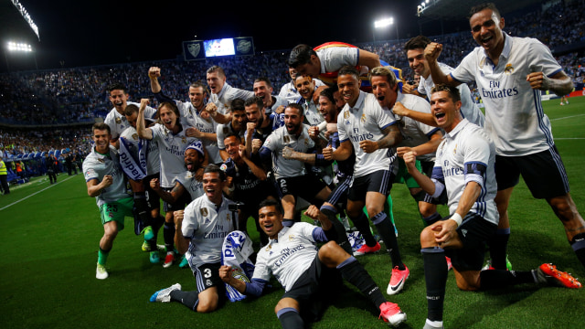 Madrid jadi juara La Liga! (Foto: Reuters/Juan Medina)