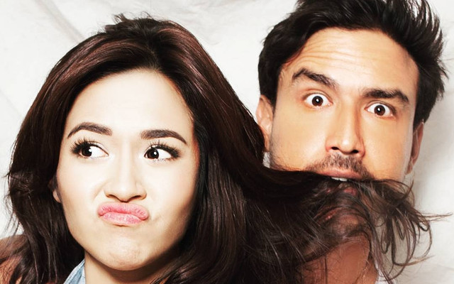 Raisa dan Hamish Daud (Foto: Instagram @michaelcools)