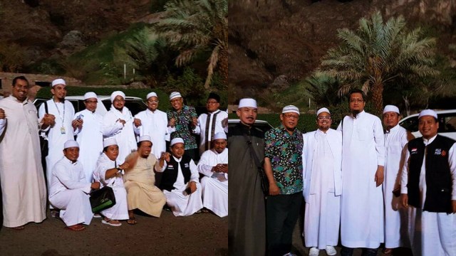 Ketua Hafilah Ciamis bertemu pengurus GNPF Ciamis (Foto: Dok. Wawan via Twitter @UusRsd)