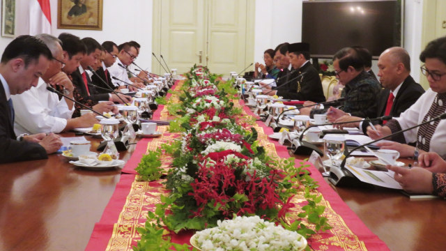 Ratas Kabinet Soal OBOR di Istana Bogor. (Foto: Yudhistira Amran Saleh/kumparan)