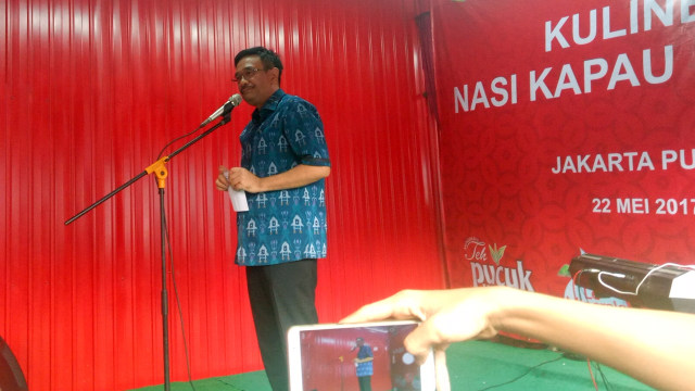 Djarot di Loksem Kramat Raya (Foto: Nadia Jovita/kumparan)