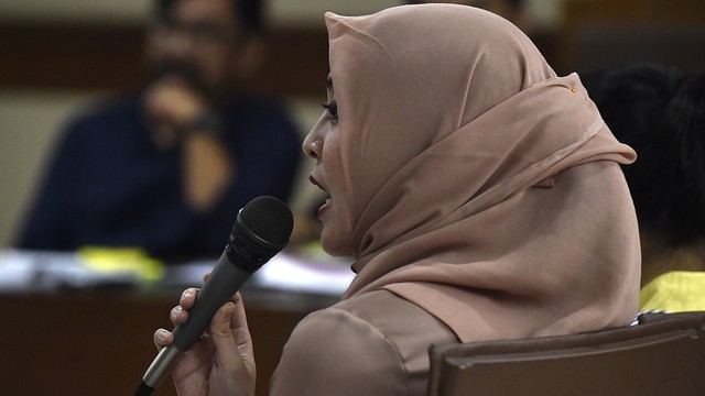 Angelina Sondakh. Foto: Antara/Puspa Purwitasar