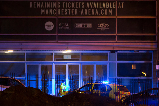 Manchester Arena, tempat terjadinya bom. (Foto: Andrew Yates/Reuters)