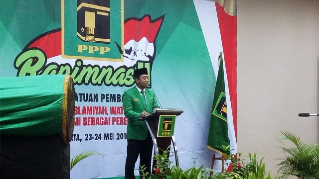 Ketum PPP Romy (Foto: Marcia Audita/kumparan)