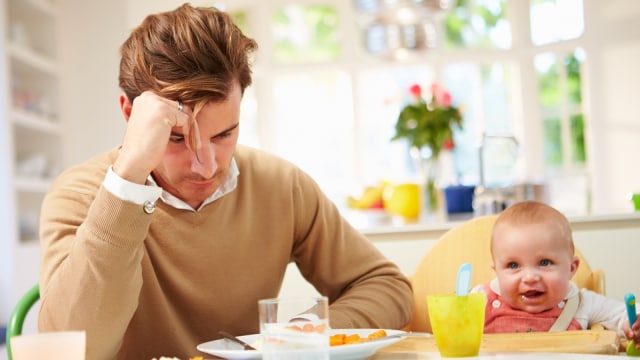 Pria juga alami depresi saat menjadi ayah baru (Foto: Thinkstock)