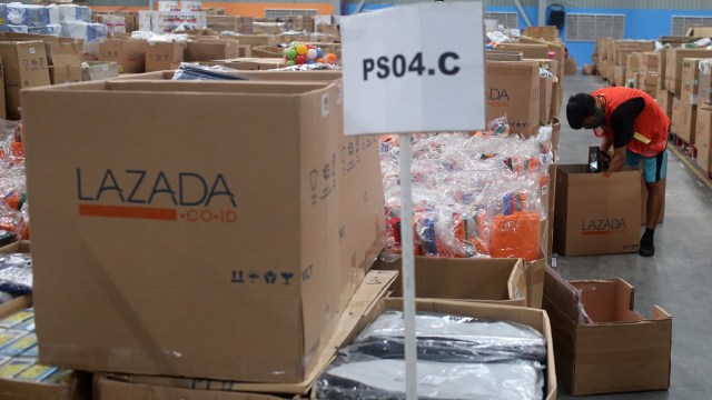 Gudang Lazada (Foto: Aditia Noviansyah/kumparan)
