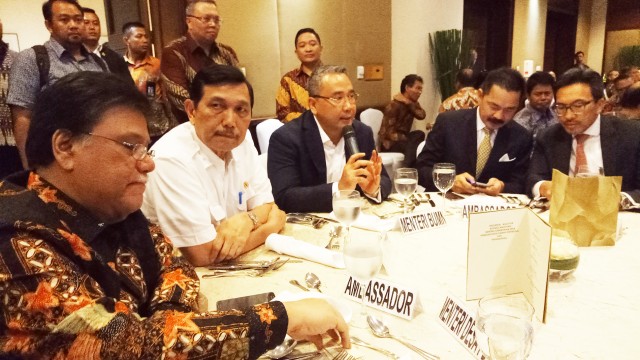 Eko Putro Sandjojo dan Luhut Pandjaitan. (Foto: Ela Nurlaela/kumparan)