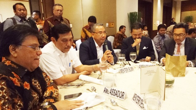 Eko Putro Sandjojo dan Luhut Pandjaitan. (Foto: Ela Nurlaela/kumparan)