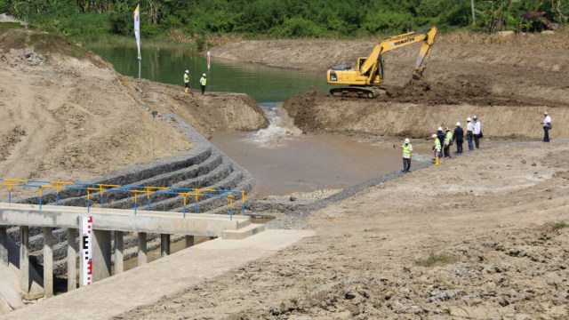 Bendungan Kuningan di Desa Randusari. (Foto: Dok. Kementerian PUPR)