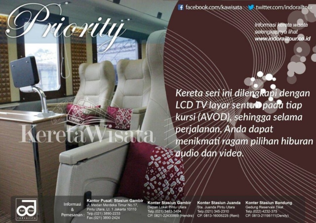 Raja Swedia Naik Kereta (Foto: Dok. PT KAI)