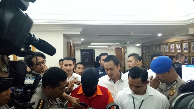 Konpers Pedofil via Skype di Polda Metro Jaya (Foto: Ainul Qalbi/kumparan)