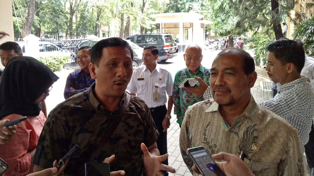 Wakil Ketua DPD Nono & anggota DPD Gede Pasek Foto: Jihad Akbar/kumparan