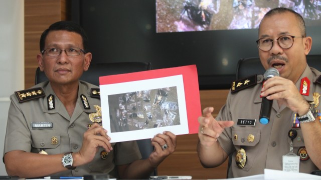 Irjen Pol Setyo Wasisto memberikan keterangan. (Foto: Antara/Reno Esnir)