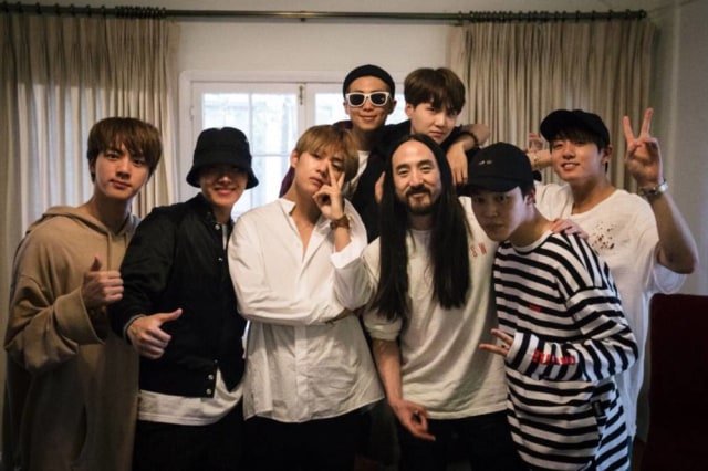 BTS Akan Kolaborasi dengan Steve Aoki? 