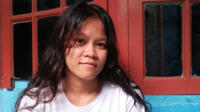 Jihan Audria korba ledakan bom Kampung Melayu. (Foto: Lia Santosa/Antara)