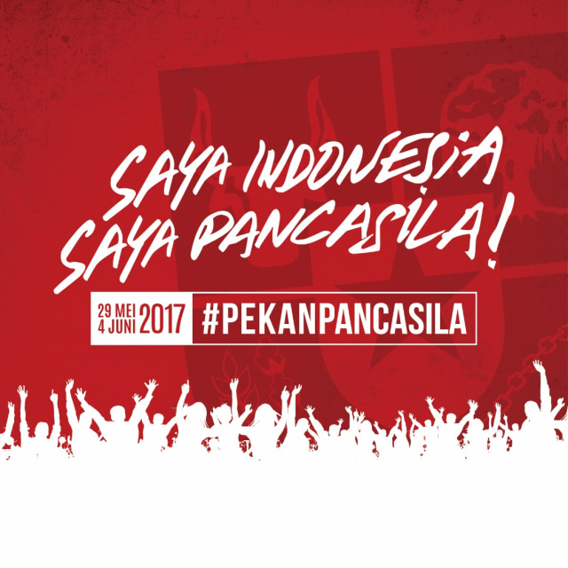 Saya Indonesia, Saya Pancasila! (Foto: Dok. Biro Pers Setpres)