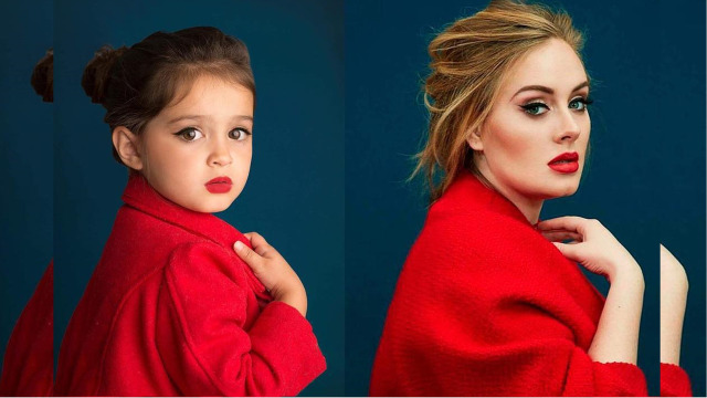 Scout menirukan Adele. (Foto: Instagram/hello.scout)