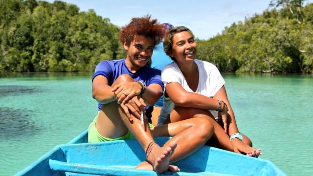 Vindhya 'Ibu Penyu' dan Sobar Jackson (Foto: Twitter/@ibupenyu)