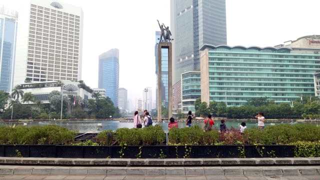 Ilustrasi Bundaran HI Foto: Amanaturrosyidah/kumparan