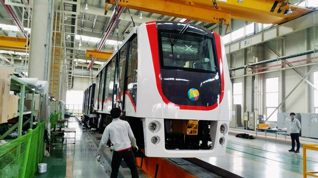 Gerbong Skytrain tiba di Bandara Soetta (Foto: Dok. AP II)