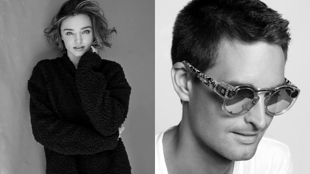 Miranda Kerr dan Evan Spiegel. (Foto: Instagram @mirandakerr)