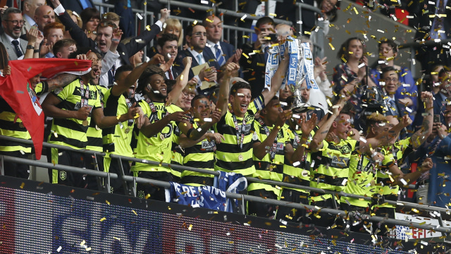 Huddersfield Town promosi ke Premier League. (Foto: Reuters/Matthew Childs)